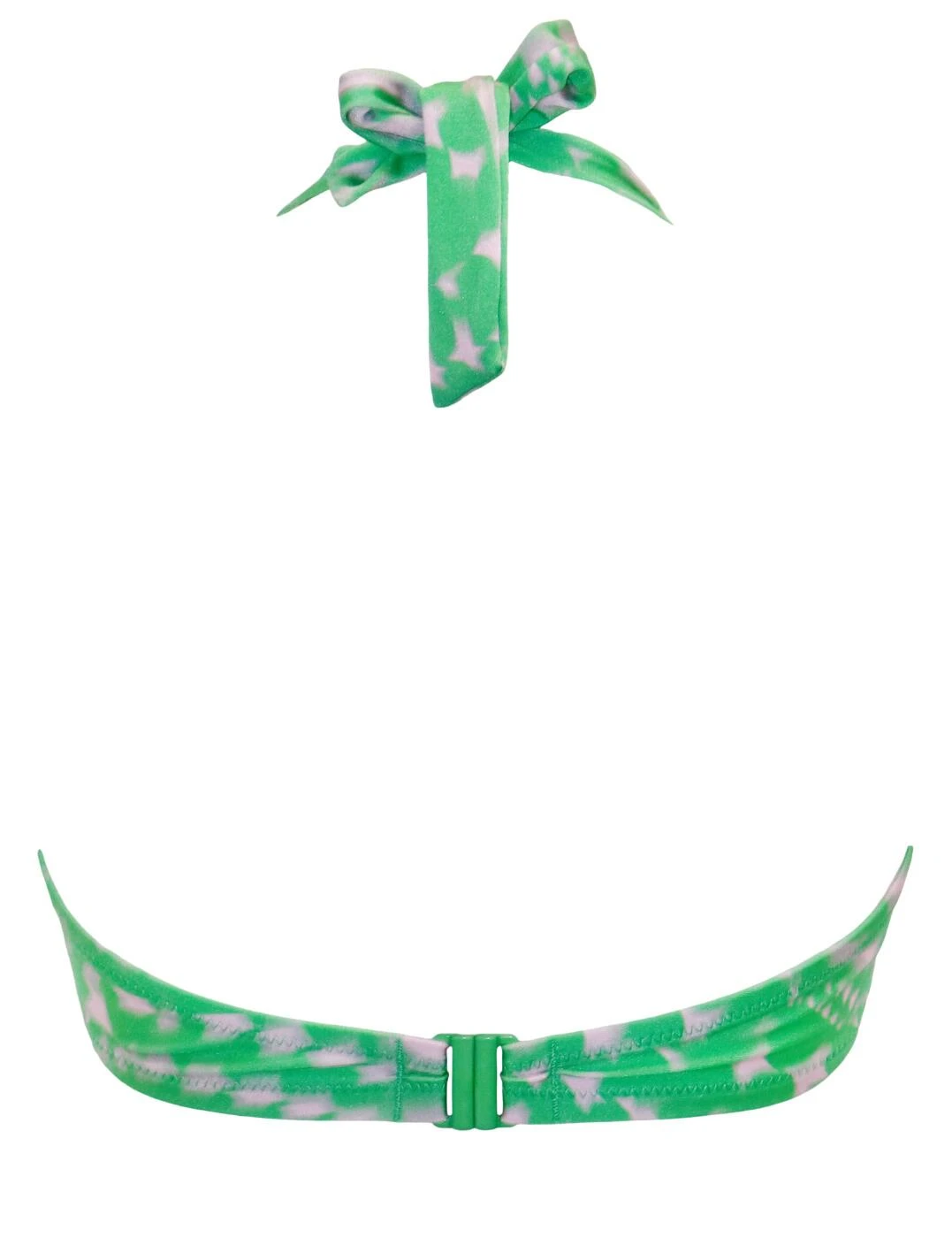 29700 Pour Moi Portofino Halter Bikini Top - 29700 Green/Pink 3 29700 Pour Moi Portofino Halter Bikini Top - 29700 Green/Pink - Image 3