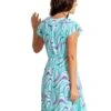 26837 Pour Moi EcoVero Frill Wrap Dress - 26837 Aquaburst