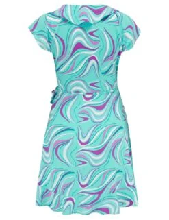 26837 Pour Moi EcoVero Frill Wrap Dress - 26837 Aquaburst -FANTASIE Shop 376889 20230426125700