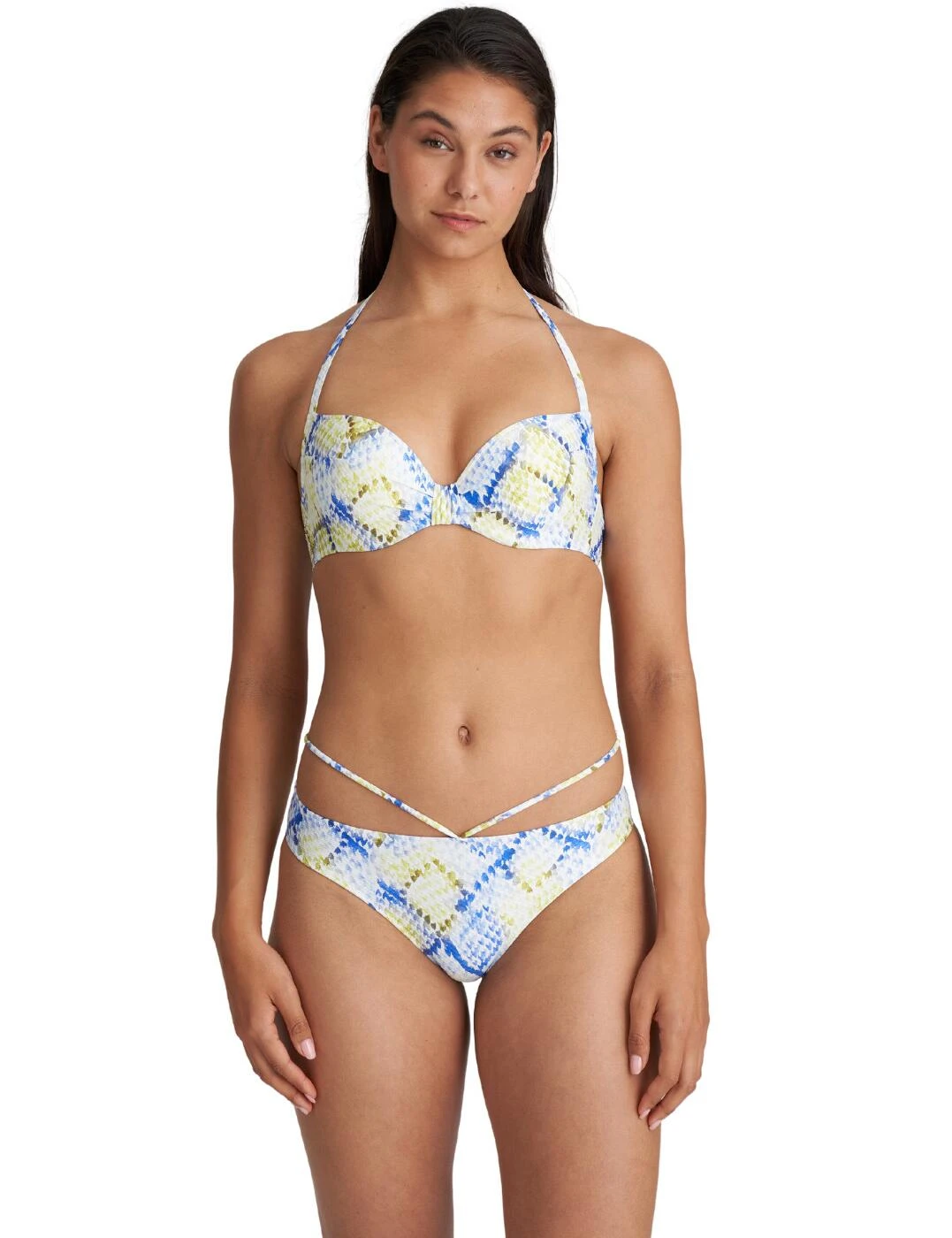 1006316 Marie Jo Lundey Plunge Bikini Top - 1006316 Lime Snake 7 1006316 Marie Jo Lundey Plunge Bikini Top - 1006316 Lime Snake - Image 7