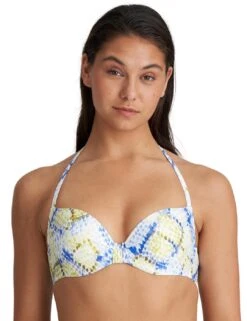 1006316 Marie Jo Lundey Plunge Bikini Top - 1006316 Lime Snake
