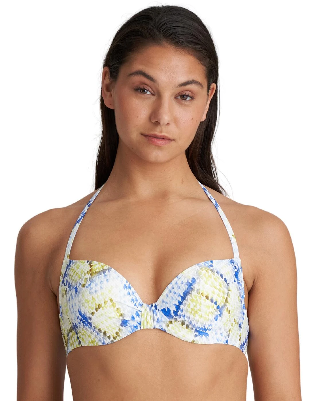 1006316 Marie Jo Lundey Plunge Bikini Top - 1006316 Lime Snake 1 1006316 Marie Jo Lundey Plunge Bikini Top - 1006316 Lime Snake