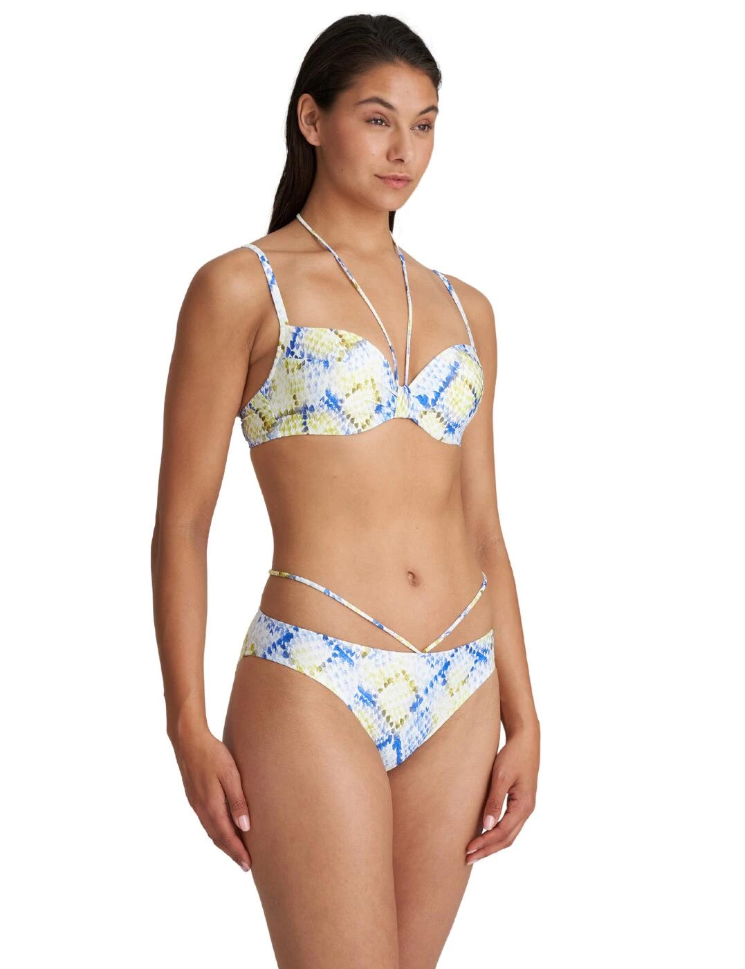 1006316 Marie Jo Lundey Plunge Bikini Top - 1006316 Lime Snake 8 1006316 Marie Jo Lundey Plunge Bikini Top - 1006316 Lime Snake - Image 8