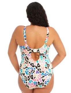 801444 Elomi Party Bay Plunge Swimsuit - 801444 Multi