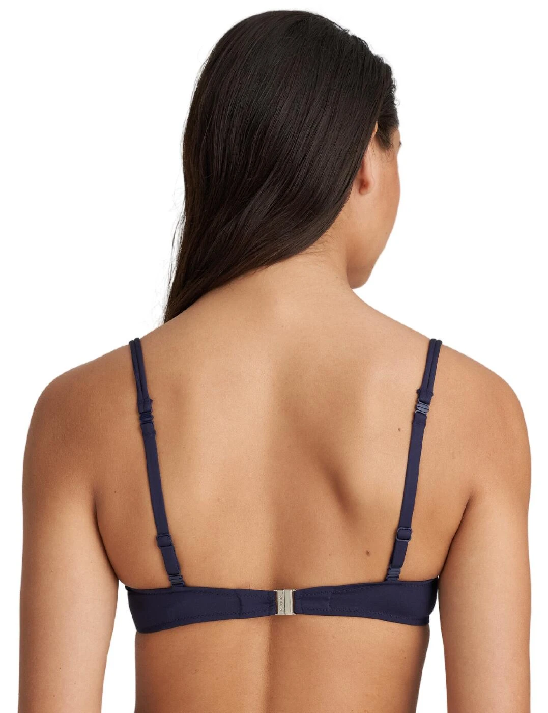 1005519 Marie Jo San Domino Padded Balcony Bikini Top - 1005519 Evening Blue 2 1005519 Marie Jo San Domino Padded Balcony Bikini Top - 1005519 Evening Blue - Image 2