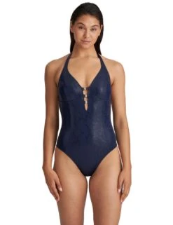 1005532 Marie Jo San Domino Padded Triangle Swimsuit - 1005532 Evening Blue -FANTASIE Shop 378193 20230510164500