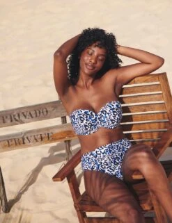 SW1653 Panache Serengeti Padded Bikini Top - SW1653 Blue Animal -FANTASIE Shop 378380 20230512103400